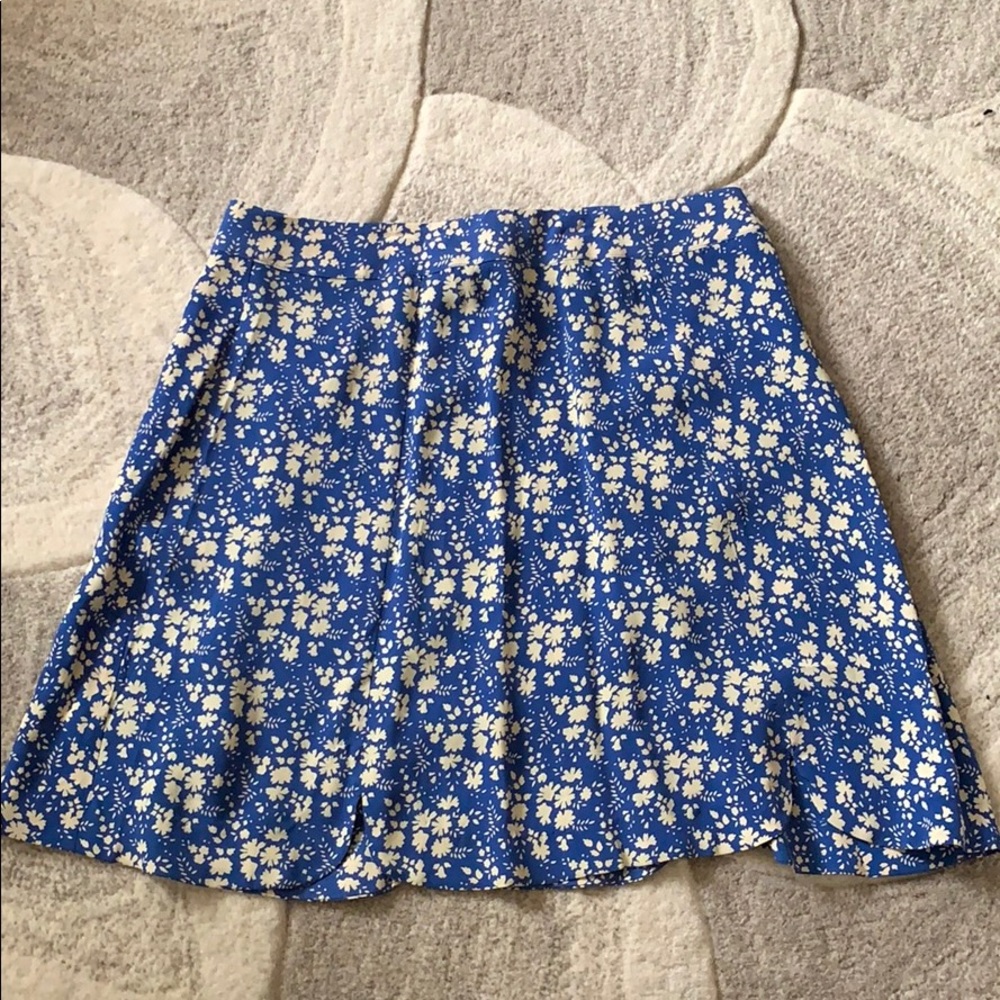 For Love and Lemons Blue Mini Skirt